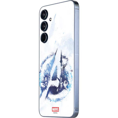 Marvel Avengers Blue Logo Galaxy A35 5G Skin